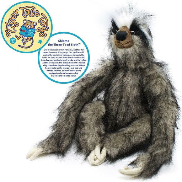 ShlomoThree-toed Sloth 18" Super Realistic Large Stuffed Magnetic Animal Plush - Picture 14 of 17